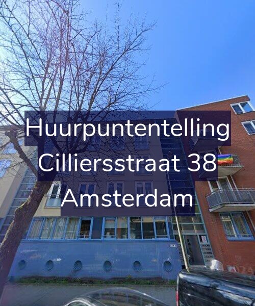 Foto gevel Huurpuntentelling voor Cilliersstraat 38, Amsterdam