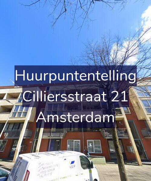 Foto gevel Huurpuntentelling voor Cilliersstraat 21, Amsterdam
