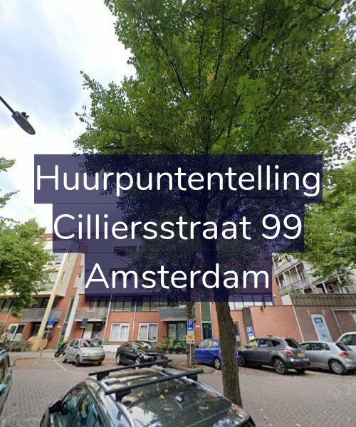 Foto gevel Huurpuntentelling voor Cilliersstraat 99, Amsterdam
