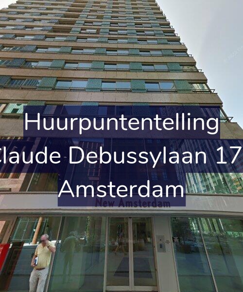 Foto gevel Huurpuntentelling voor Claude Debussylaan 171, Amsterdam