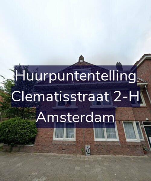 Foto gevel Huurpuntentelling voor Clematisstraat 2-H, Amsterdam
