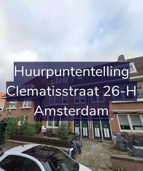 Foto gevel Huurpuntentelling voor Clematisstraat 26-H, Amsterdam