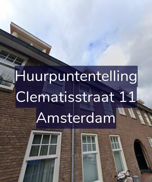 Foto gevel Huurpuntentelling voor Clematisstraat 11, Amsterdam