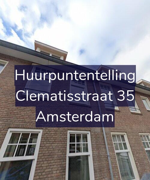 Foto gevel Huurpuntentelling voor Clematisstraat 35, Amsterdam