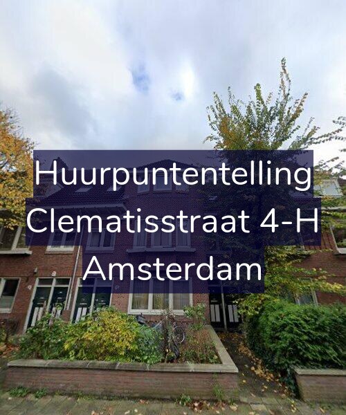 Foto gevel Huurpuntentelling voor Clematisstraat 4-H, Amsterdam