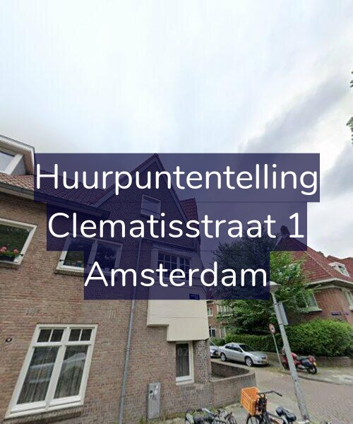 Foto gevel Huurpuntentelling voor Clematisstraat 1, Amsterdam