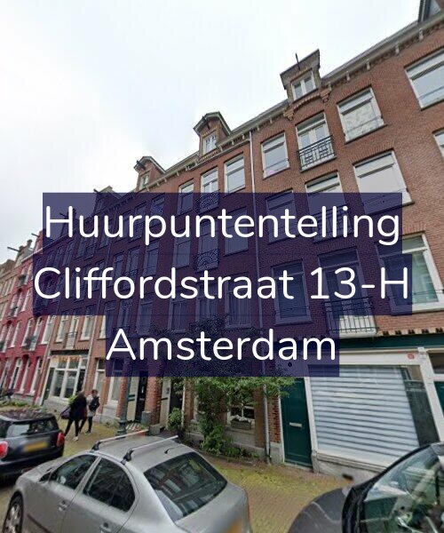 Foto gevel Huurpuntentelling voor Cliffordstraat 13-H, Amsterdam