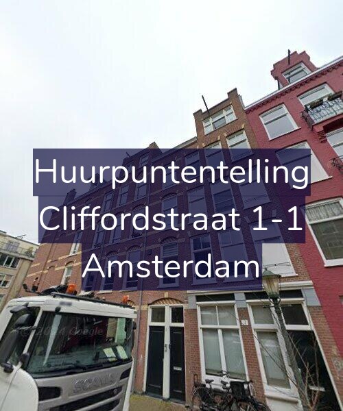 Foto gevel Huurpuntentelling voor Cliffordstraat 1-1, Amsterdam