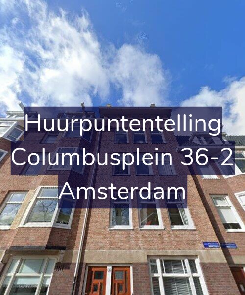 Foto gevel Huurpuntentelling voor Columbusplein 36-2, Amsterdam