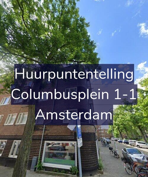 Foto gevel Huurpuntentelling voor Columbusplein 1-1, Amsterdam
