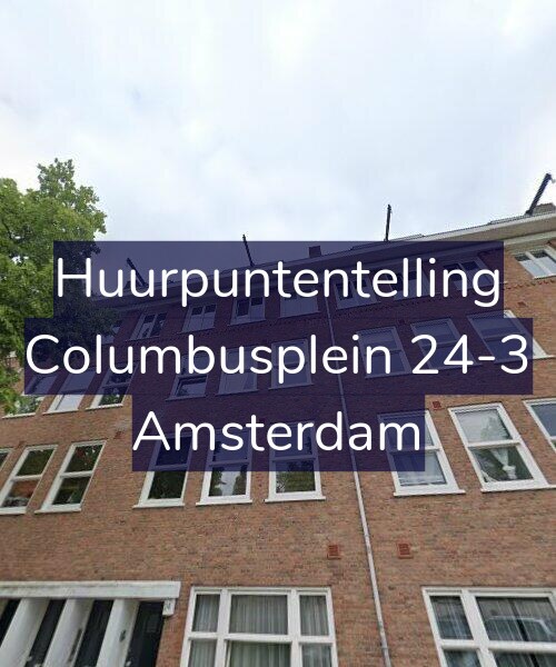 Foto gevel Huurpuntentelling voor Columbusplein 24-3, Amsterdam
