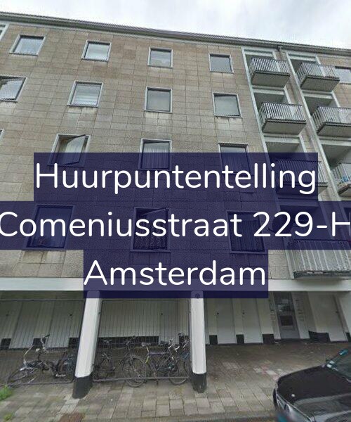 Foto gevel Huurpuntentelling voor Comeniusstraat 229-H, Amsterdam