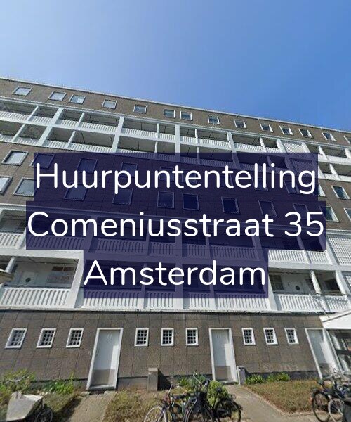 Foto gevel Huurpuntentelling voor Comeniusstraat 35, Amsterdam