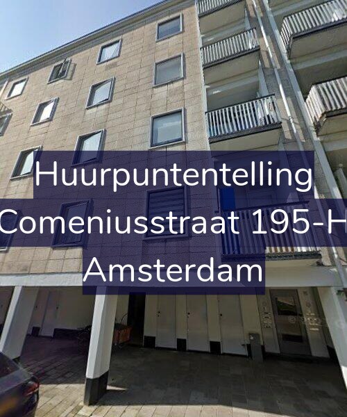 Foto gevel Huurpuntentelling voor Comeniusstraat 195-H, Amsterdam