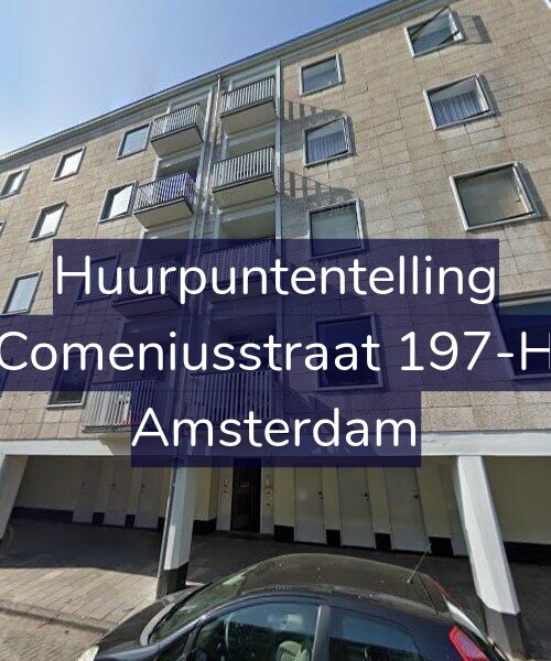 Foto gevel Huurpuntentelling voor Comeniusstraat 197-H, Amsterdam