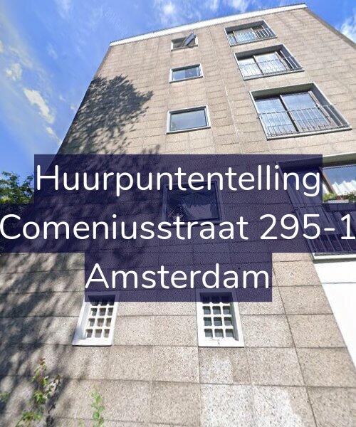 Foto gevel Huurpuntentelling voor Comeniusstraat 295-1, Amsterdam