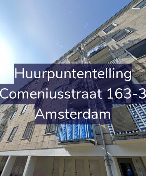 Foto gevel Huurpuntentelling voor Comeniusstraat 163-3, Amsterdam