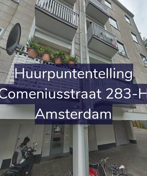 Foto gevel Huurpuntentelling voor Comeniusstraat 283-H, Amsterdam