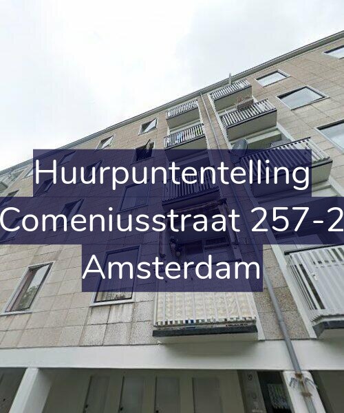 Foto gevel Huurpuntentelling voor Comeniusstraat 257-2, Amsterdam