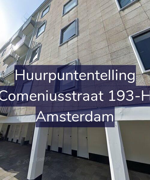 Foto gevel Huurpuntentelling voor Comeniusstraat 193-H, Amsterdam