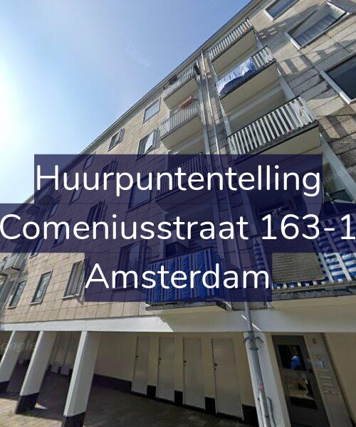 Foto gevel Huurpuntentelling voor Comeniusstraat 163-1, Amsterdam