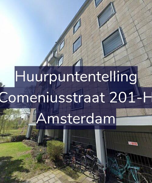 Foto gevel Huurpuntentelling voor Comeniusstraat 201-H, Amsterdam