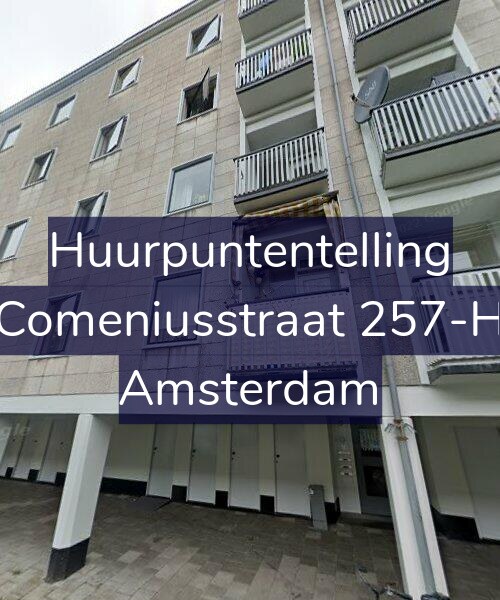 Foto gevel Huurpuntentelling voor Comeniusstraat 257-H, Amsterdam