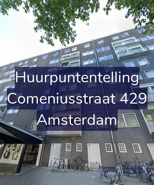 Foto gevel Huurpuntentelling voor Comeniusstraat 429, Amsterdam