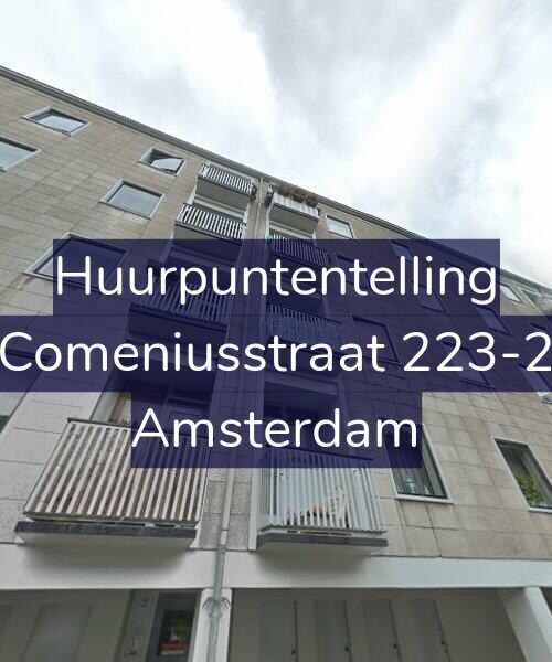 Foto gevel Huurpuntentelling voor Comeniusstraat 223-2, Amsterdam