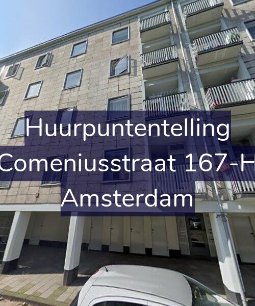 Foto gevel Huurpuntentelling voor Comeniusstraat 167-H, Amsterdam