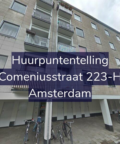 Foto gevel Huurpuntentelling voor Comeniusstraat 223-H, Amsterdam