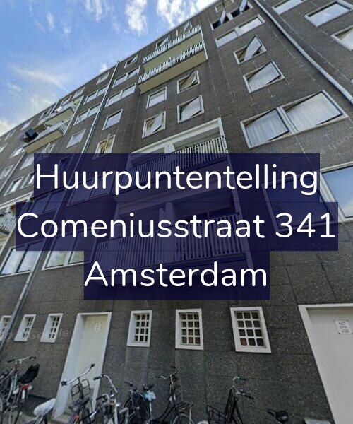 Foto gevel Huurpuntentelling voor Comeniusstraat 341, Amsterdam