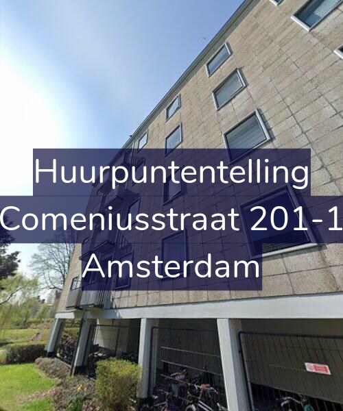 Foto gevel Huurpuntentelling voor Comeniusstraat 201-1, Amsterdam