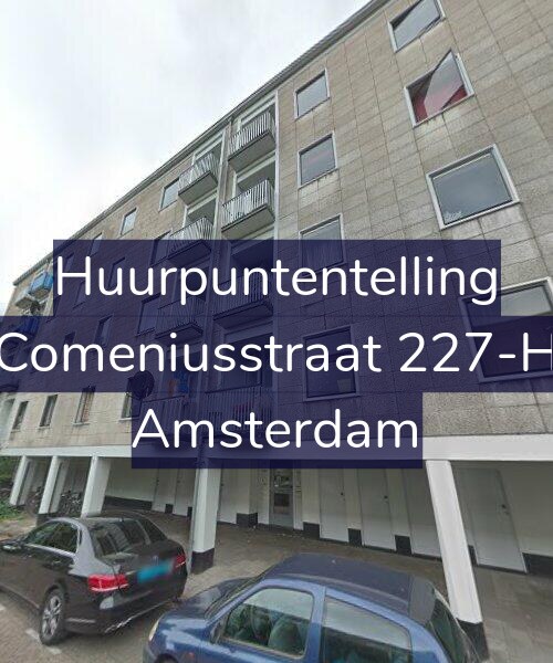 Foto gevel Huurpuntentelling voor Comeniusstraat 227-H, Amsterdam