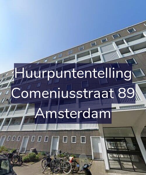 Foto gevel Huurpuntentelling voor Comeniusstraat 89, Amsterdam