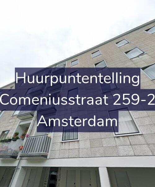 Foto gevel Huurpuntentelling voor Comeniusstraat 259-2, Amsterdam