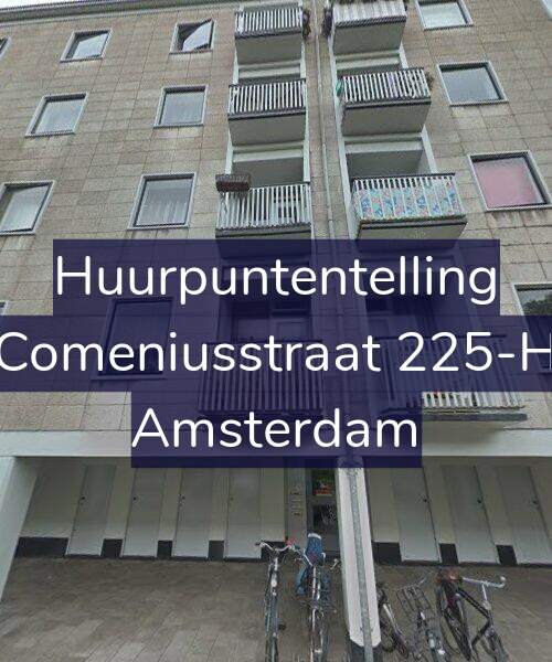 Foto gevel Huurpuntentelling voor Comeniusstraat 225-H, Amsterdam