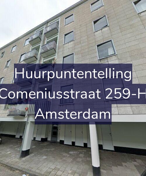 Foto gevel Huurpuntentelling voor Comeniusstraat 259-H, Amsterdam