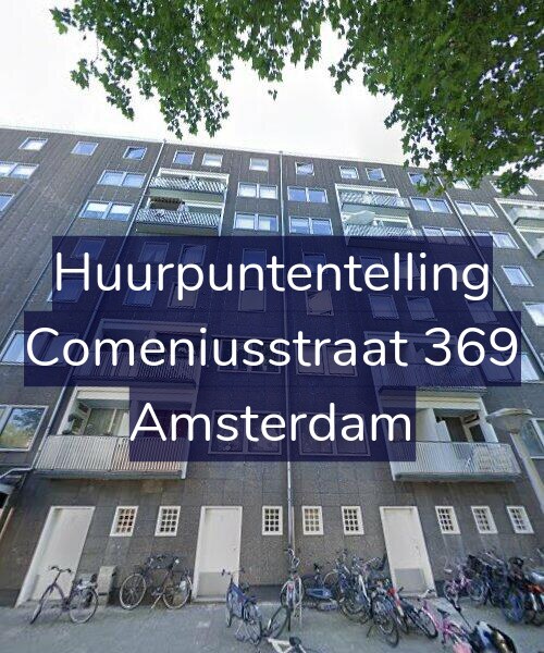 Foto gevel Huurpuntentelling voor Comeniusstraat 369, Amsterdam