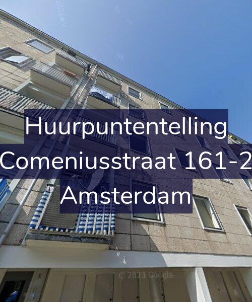 Foto gevel Huurpuntentelling voor Comeniusstraat 161-2, Amsterdam