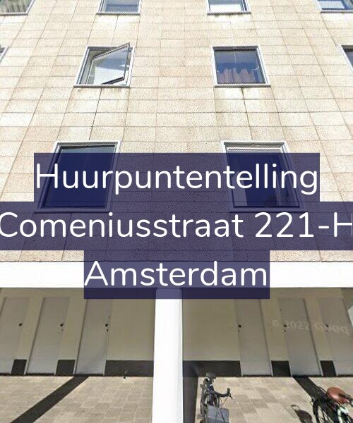 Foto gevel Huurpuntentelling voor Comeniusstraat 221-H, Amsterdam
