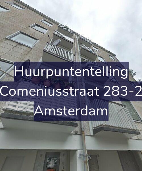Foto gevel Huurpuntentelling voor Comeniusstraat 283-2, Amsterdam