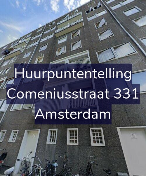 Foto gevel Huurpuntentelling voor Comeniusstraat 331, Amsterdam