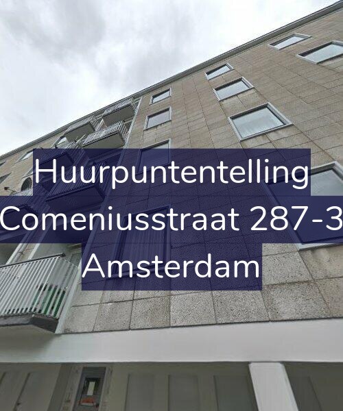 Foto gevel Huurpuntentelling voor Comeniusstraat 287-3, Amsterdam