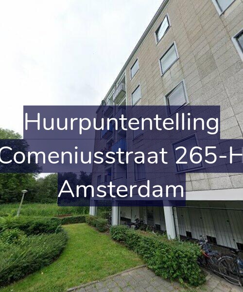 Foto gevel Huurpuntentelling voor Comeniusstraat 265-H, Amsterdam