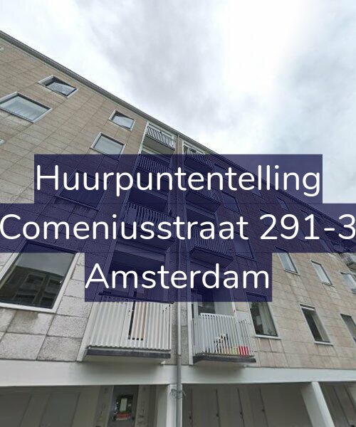 Foto gevel Huurpuntentelling voor Comeniusstraat 291-3, Amsterdam