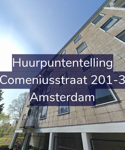 Foto gevel Huurpuntentelling voor Comeniusstraat 201-3, Amsterdam