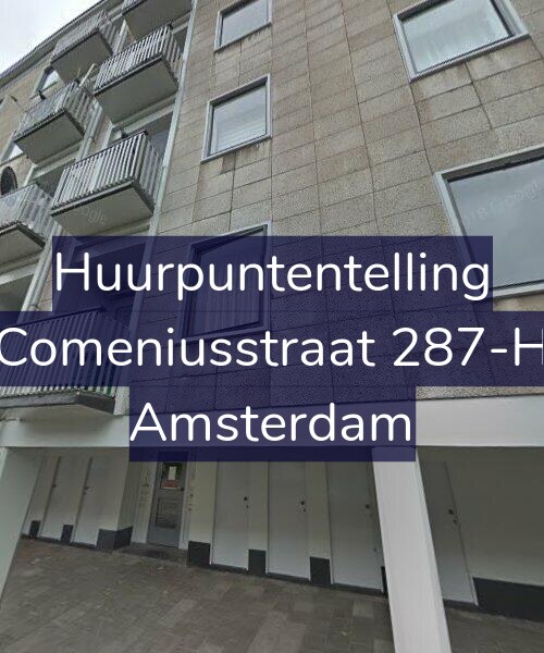 Foto gevel Huurpuntentelling voor Comeniusstraat 287-H, Amsterdam