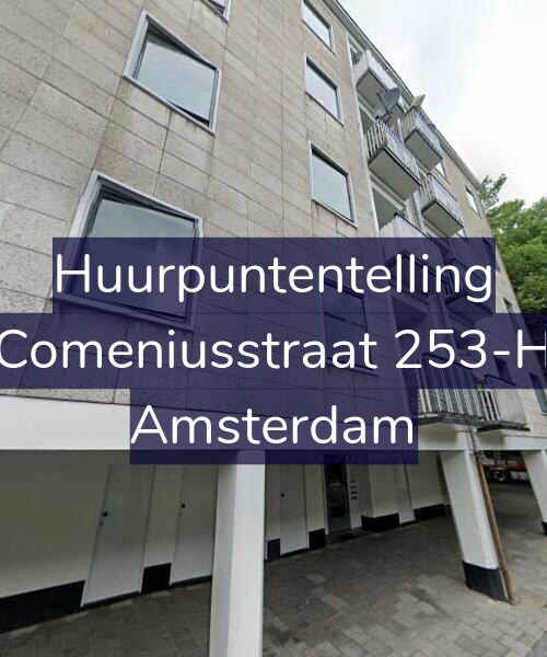 Foto gevel Huurpuntentelling voor Comeniusstraat 253-H, Amsterdam