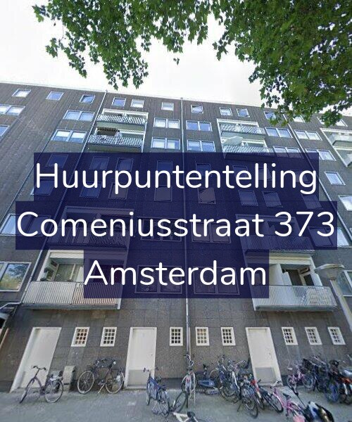 Foto gevel Huurpuntentelling voor Comeniusstraat 373, Amsterdam